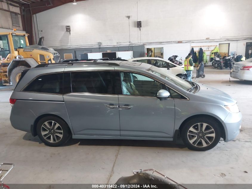 2014 Honda Odyssey Touring/Touring Elite VIN: 5FNRL5H93EB011257 Lot: 40315422