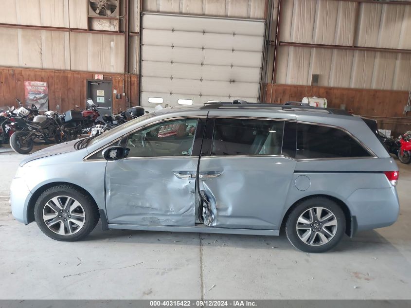 2014 Honda Odyssey Touring/Touring Elite VIN: 5FNRL5H93EB011257 Lot: 40315422