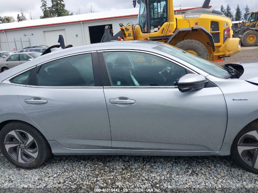 19XZE4F59KE016291 2019 Honda Insight Ex