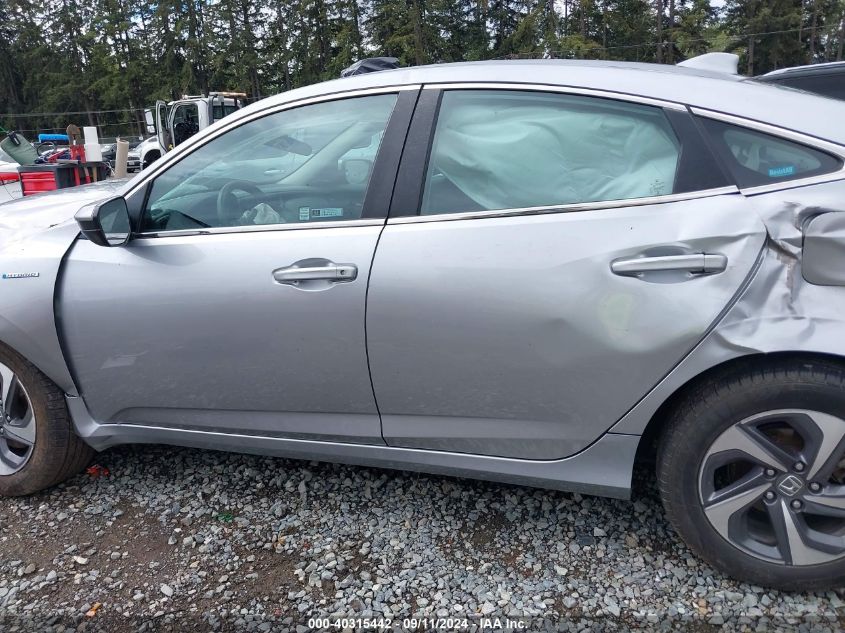 2019 Honda Insight Ex VIN: 19XZE4F59KE016291 Lot: 40315442