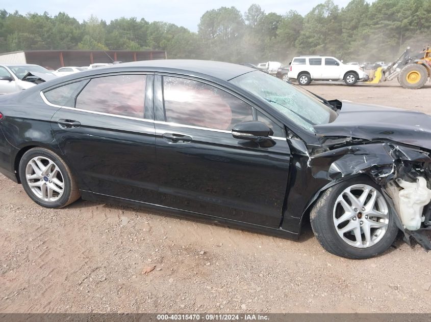 2016 Ford Fusion Se VIN: 1FA6P0H73G5134821 Lot: 40315470