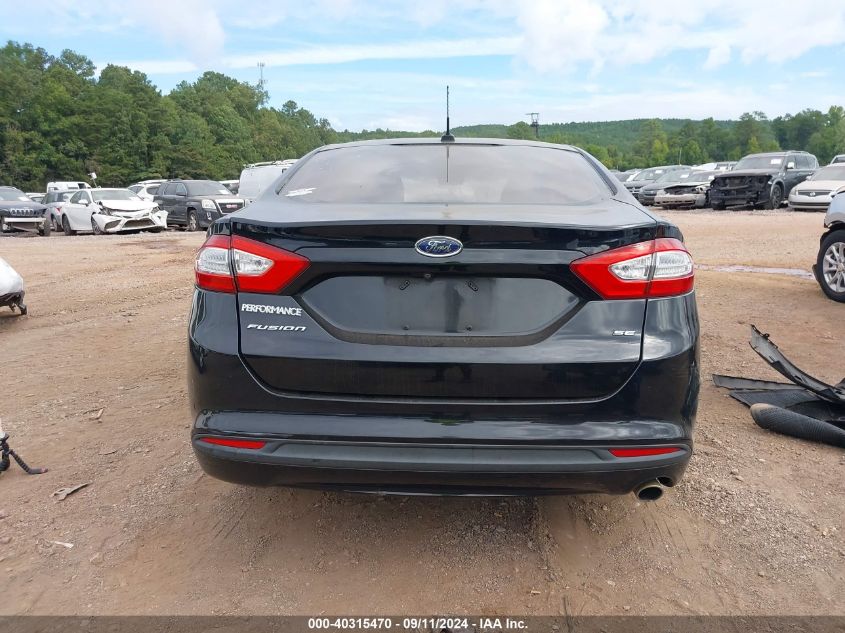 2016 Ford Fusion Se VIN: 1FA6P0H73G5134821 Lot: 40315470