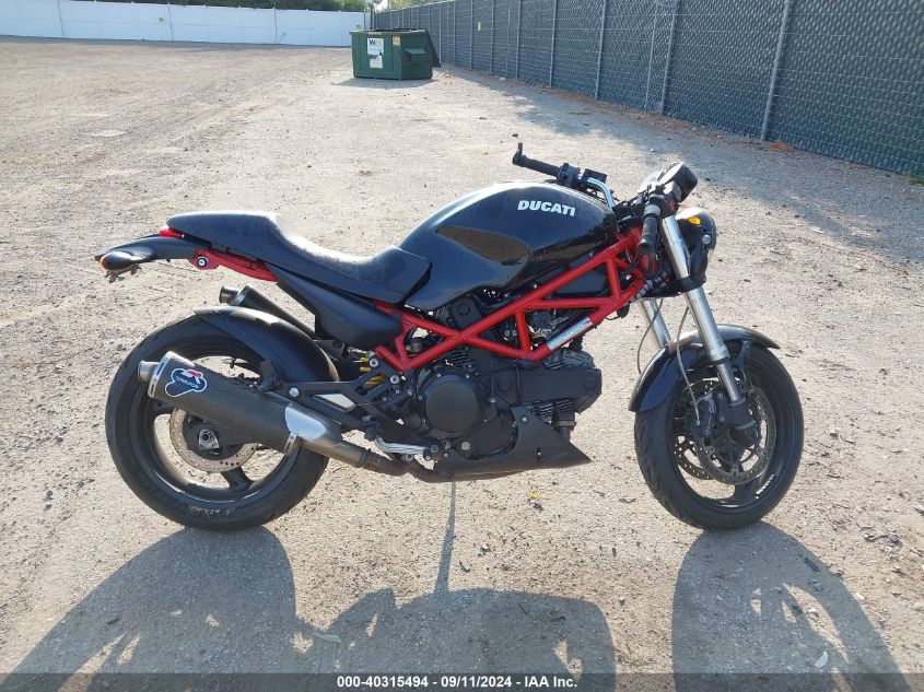 2007 Ducati Monster 695 VIN: ZDM1RADM97B092726 Lot: 40315494