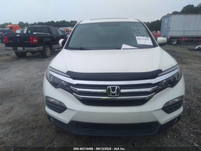 2017 Honda Pilot Ex-L VIN: 5FNYF5H55HB032874 Lot: 40315495