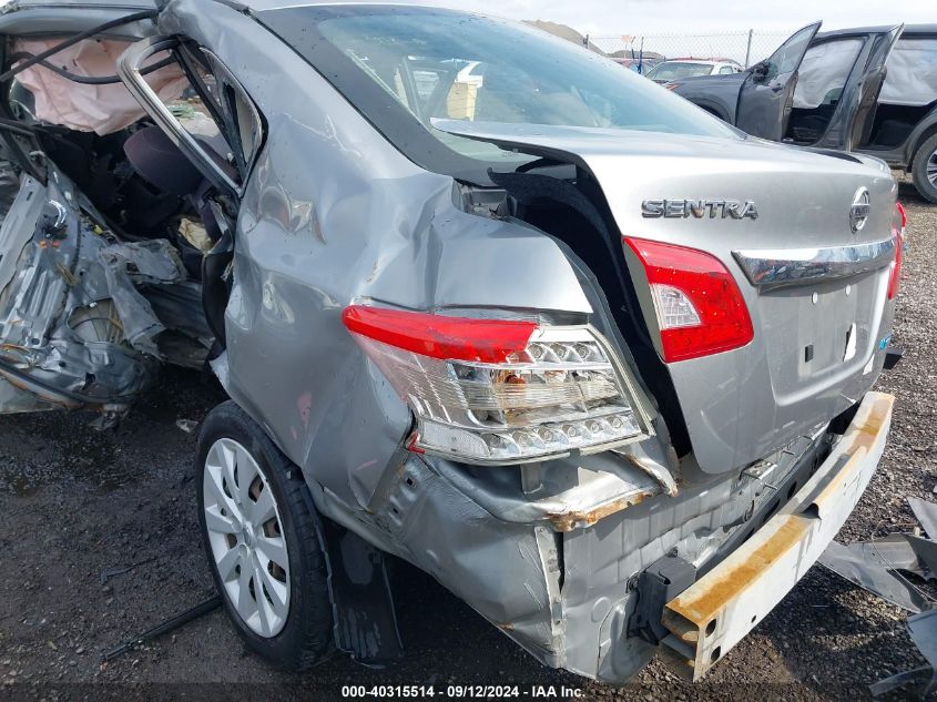 2014 Nissan Sentra Sv VIN: 3N1AB7AP0EY326836 Lot: 40315514