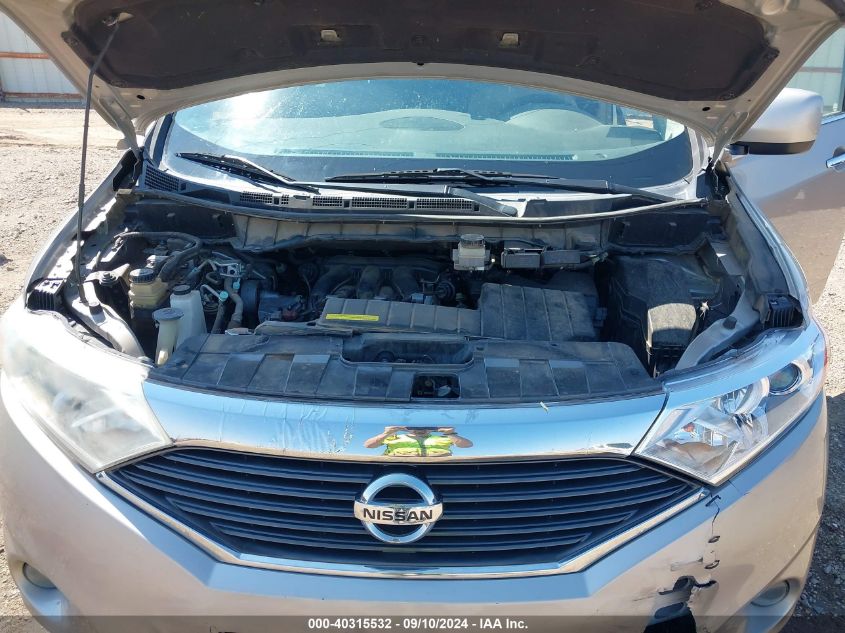 JN8AE2KP1D9065604 2013 Nissan Quest Sv