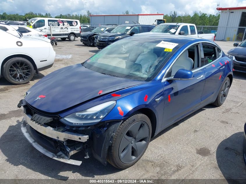 5YJ3E1EB9KF450555 2019 TESLA MODEL 3 - Image 2