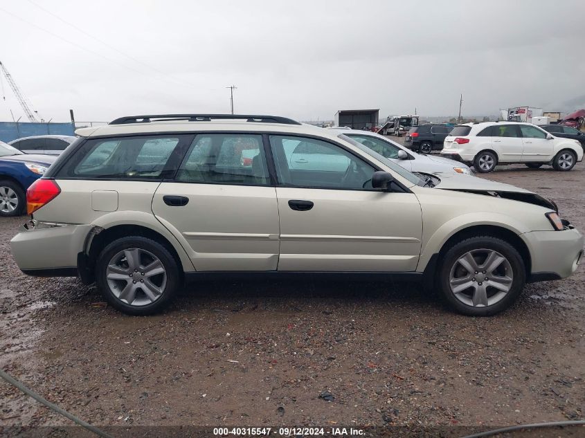 2007 Subaru Outback 2.5I/2.5I Basic/2.5I L.l. Bean Edition VIN: 4S4BP61C277343244 Lot: 40315547