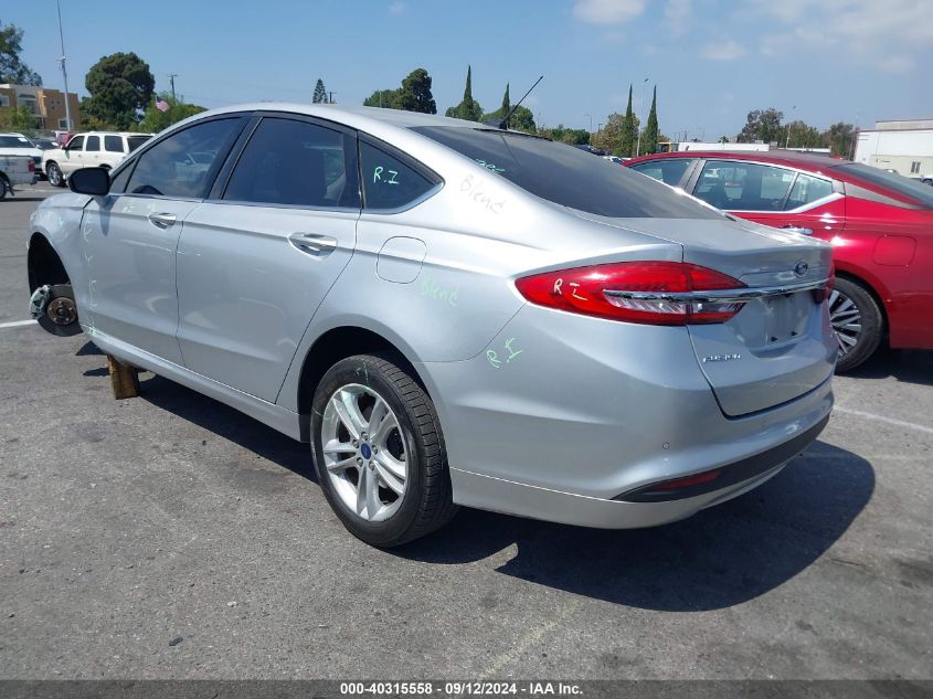 2018 FORD FUSION SE - 3FA6P0HD1JR156648