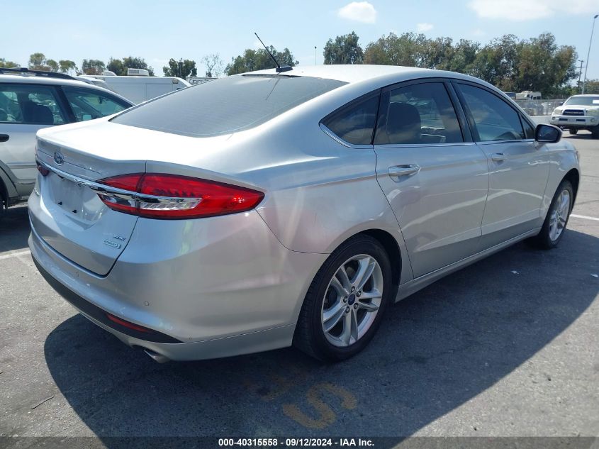 2018 FORD FUSION SE - 3FA6P0HD1JR156648