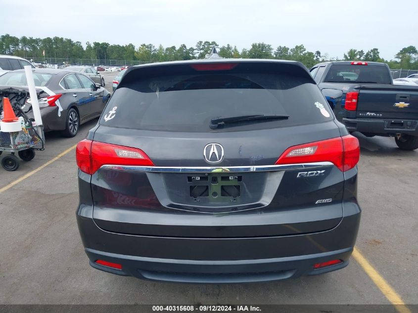 2015 Acura Rdx VIN: 5J8TB4H51FL008230 Lot: 40315608