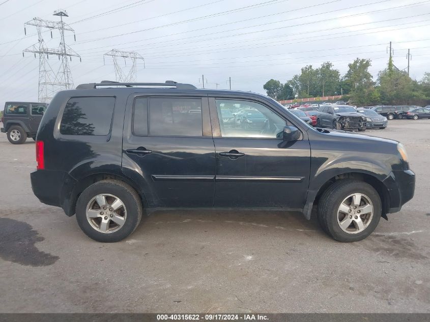 2011 Honda Pilot Ex-L VIN: 5FNYF4H55BB035291 Lot: 40315622