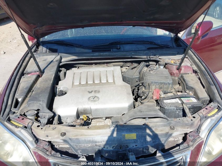 2008 Lexus Es 350 VIN: JTHBJ46GX82231522 Lot: 40315634