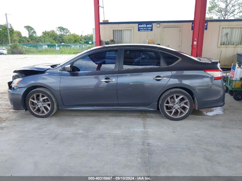 2014 Nissan Sentra Sr VIN: 3N1AB7AP5EY220186 Lot: 40315667