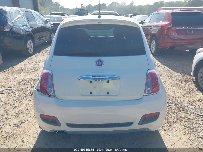 2013 Fiat 500 Sport VIN: 3C3CFFBR5DT742420 Lot: 40315685