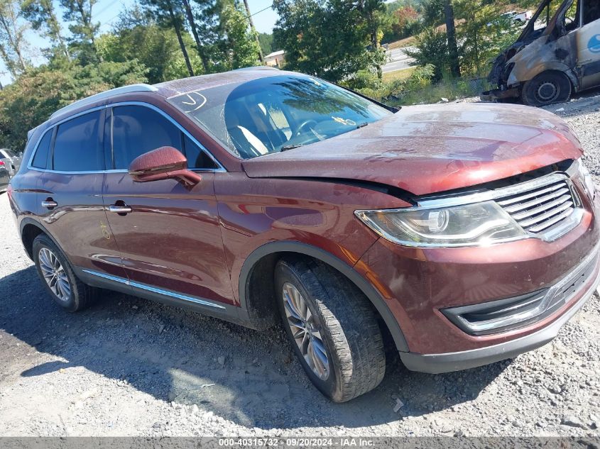 2016 Lincoln Mkx Select VIN: 2LMTJ8KR5GBL74651 Lot: 40315732