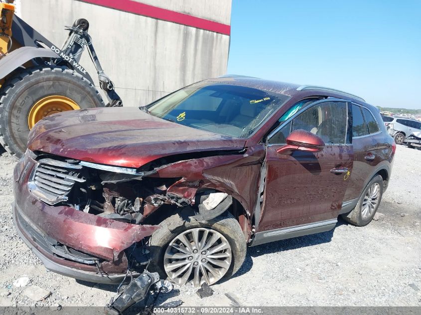 2016 Lincoln Mkx Select VIN: 2LMTJ8KR5GBL74651 Lot: 40315732