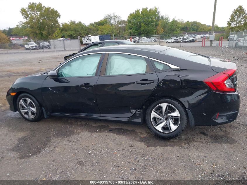 2019 Honda Civic Lx VIN: 2HGFC2F63KH598299 Lot: 40315763