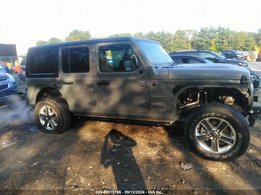 2022 Jeep Wrangler Unlimited Sahara VIN: 1C4HJXEN8NW148396 Lot: 40315766