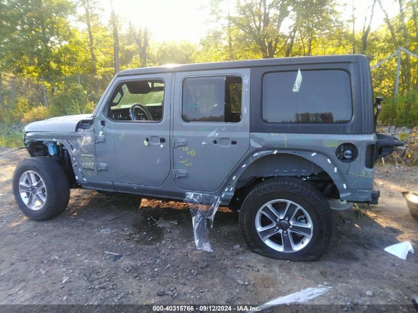 2022 Jeep Wrangler Unlimited Sahara VIN: 1C4HJXEN8NW148396 Lot: 40315766