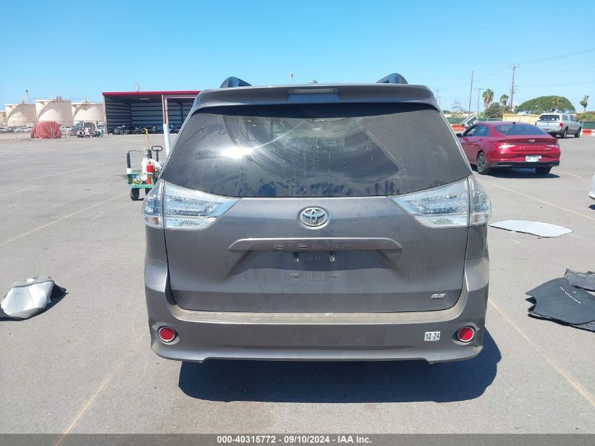 2017 Toyota Sienna Se Premium 8 Passenger VIN: 5TDXZ3DC2HS839263 Lot: 40315772