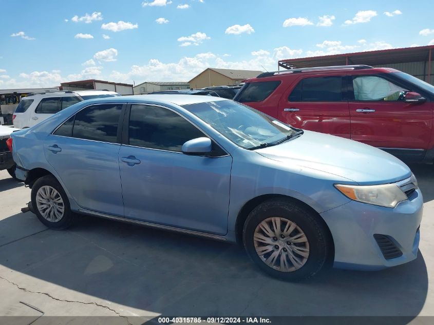 2012 Toyota Camry Le VIN: 4T1BF1FK6CU538331 Lot: 40315785