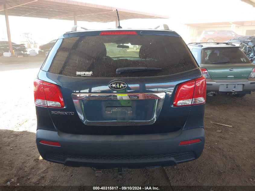 2012 Kia Sorento Lx VIN: 5XYKTDA2XCG216959 Lot: 40315817