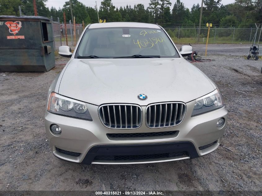 2013 BMW X3 xDrive28I VIN: 5UXWX9C56D0A18138 Lot: 40315821