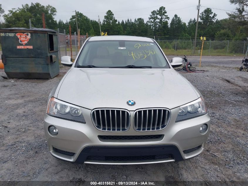 2013 BMW X3 xDrive28I VIN: 5UXWX9C56D0A18138 Lot: 40315821