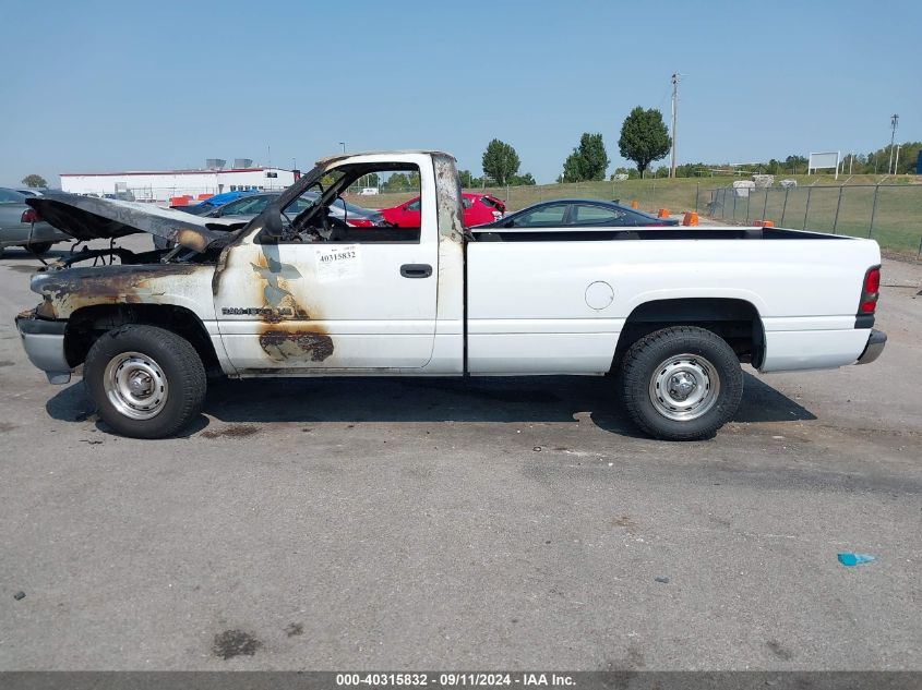 2001 Dodge Ram 1500 VIN: 1B7HC16Y71S126813 Lot: 40315832