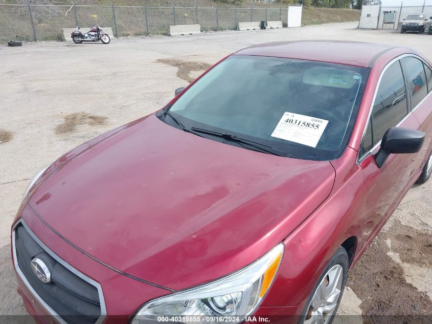 2016 Subaru Legacy 2.5I VIN: 4S3BNBA64G3063328 Lot: 40315855