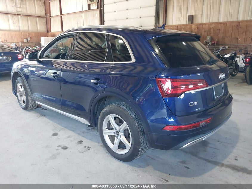 2021 AUDI Q5 2.0L I-4 DI, DOHC, V(VIN: WA1AAAFY6M2002585