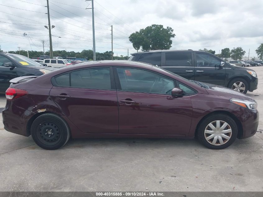 2018 Kia Forte Lx VIN: 3KPFK4A78JE257665 Lot: 40315885