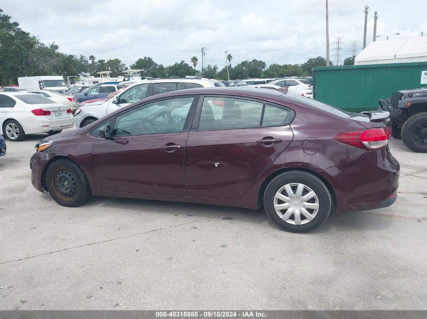 2018 Kia Forte Lx VIN: 3KPFK4A78JE257665 Lot: 40315885