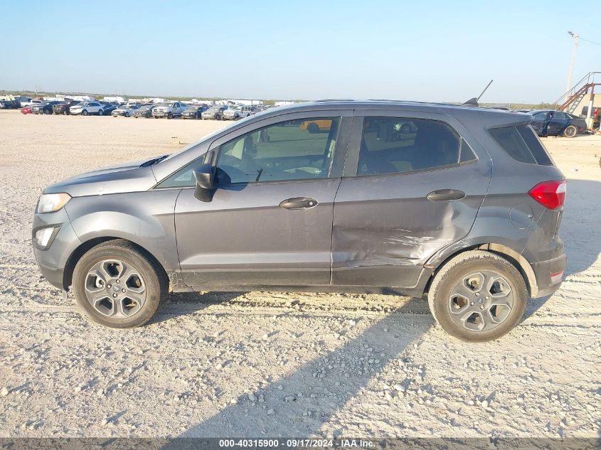 2020 Ford Ecosport S VIN: MAJ3S2FE6LC313116 Lot: 40315900