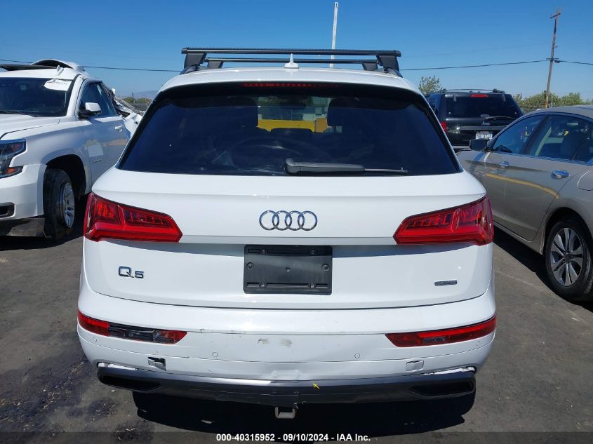 2019 Audi Q5 45 Premium VIN: WA1CNAFYXK2128409 Lot: 40315952