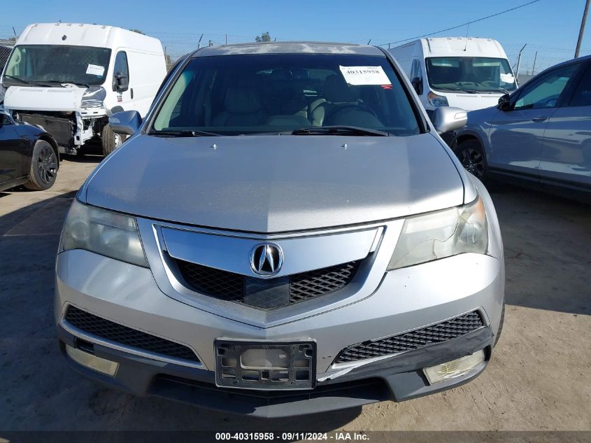 2010 Acura Mdx Advance Package VIN: 2HNYD2H76AH528542 Lot: 40315958