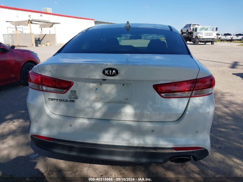 2016 Kia Optima Lx VIN: 5XXGT4L3XGG050139 Lot: 40315966