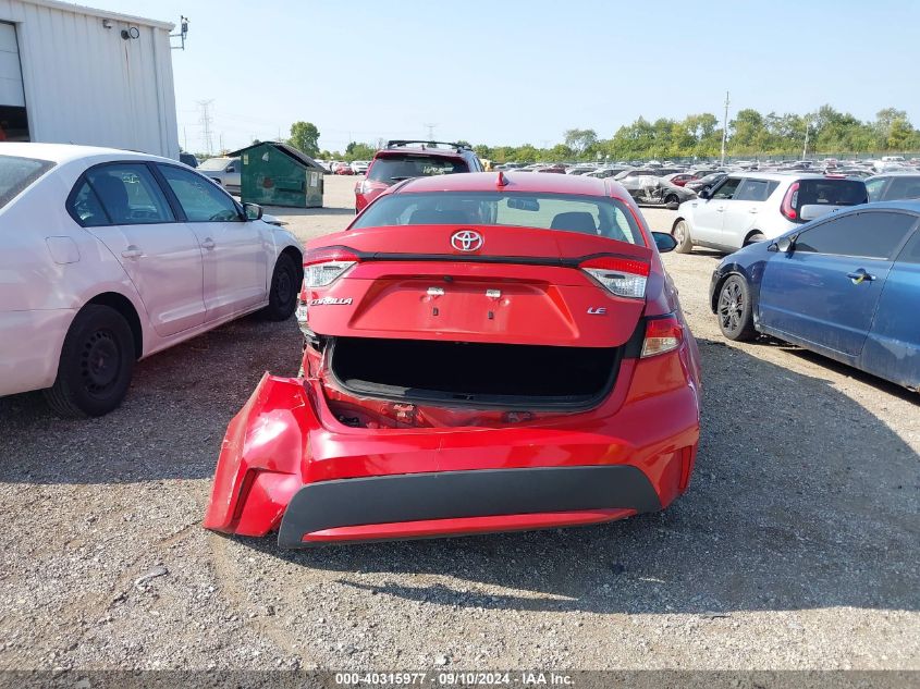 2021 Toyota Corolla Le VIN: 5YFEPMAE1MP185156 Lot: 40315977