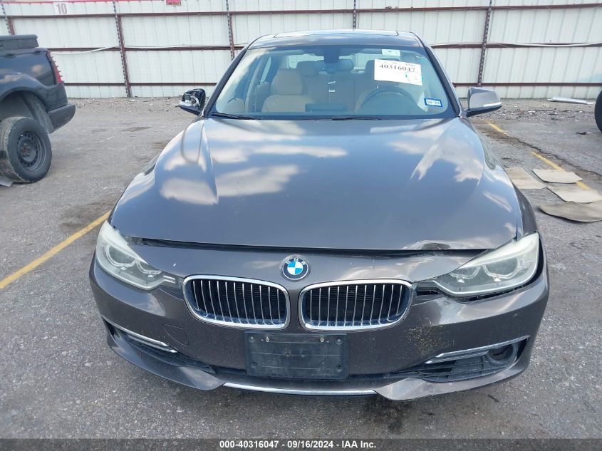 2012 BMW 328 I VIN: WBA3A5C56CF343859 Lot: 40316047