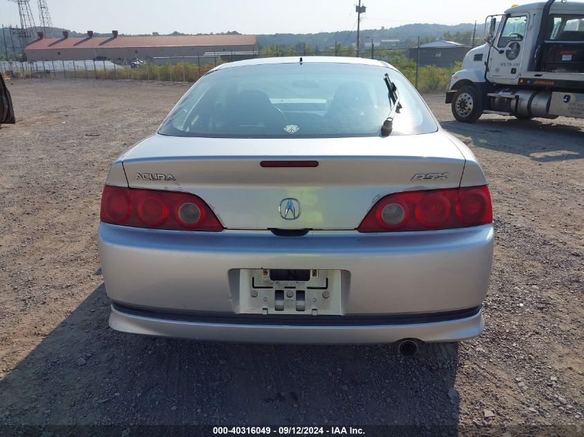 2006 Acura Rsx VIN: JH4DC54886S019574 Lot: 40316049