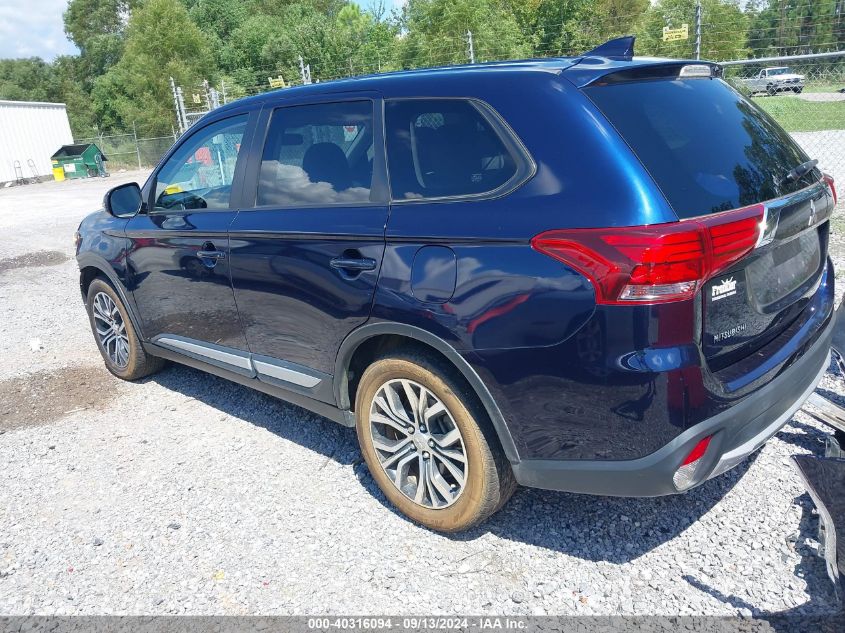 2018 Mitsubishi Outlander Se VIN: JA4AD3A34JZ064665 Lot: 40316094