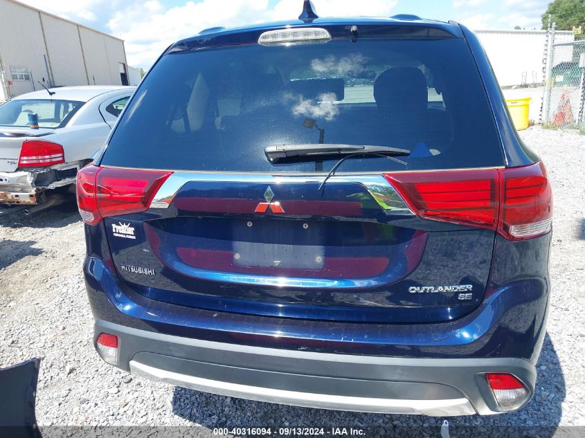 2018 Mitsubishi Outlander Se VIN: JA4AD3A34JZ064665 Lot: 40316094