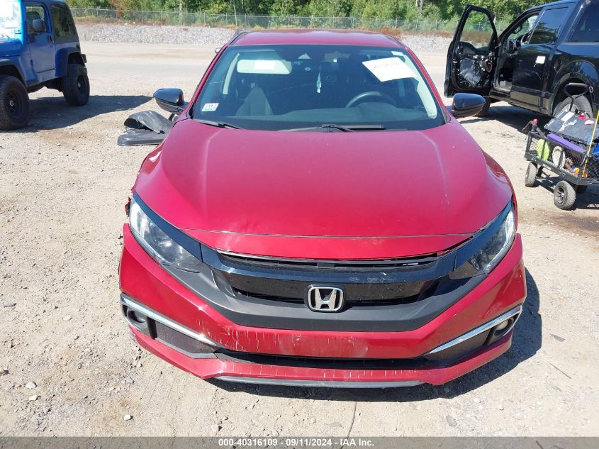 2021 Honda Civic Lx VIN: 2HGFC2F62MH538680 Lot: 40316109