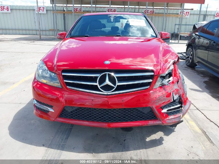 2014 Mercedes-Benz C 250 Luxury/Sport VIN: WDDGF4HB2EA908421 Lot: 40316112