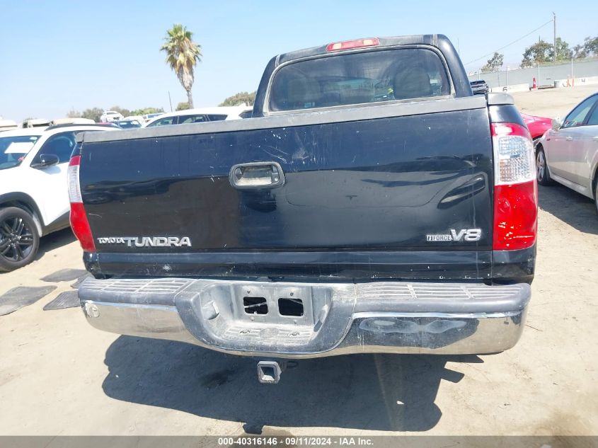 2006 Toyota Tundra Double Cab Sr5 VIN: 5TBET34156S533851 Lot: 40316146