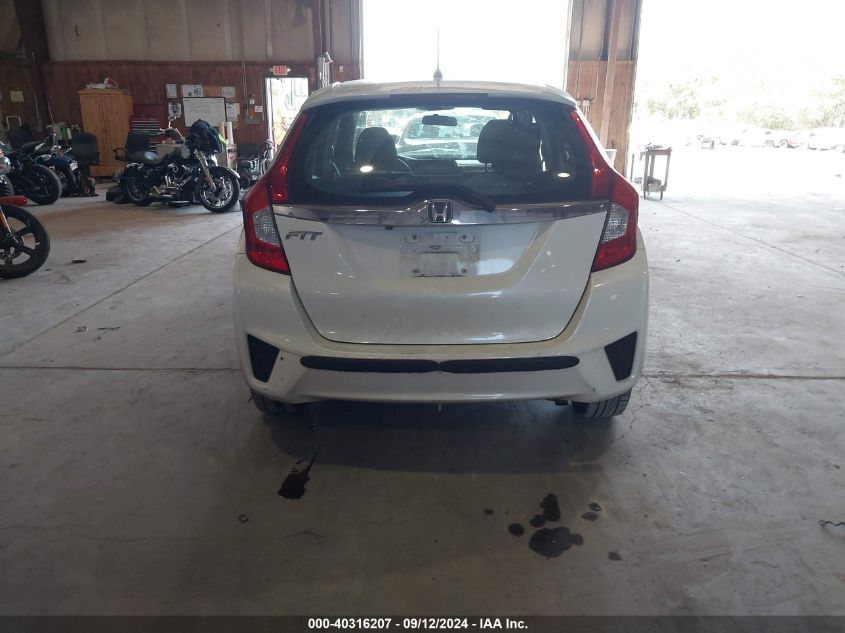 2016 Honda Fit Ex VIN: JHMGK5H75GS001634 Lot: 40316207