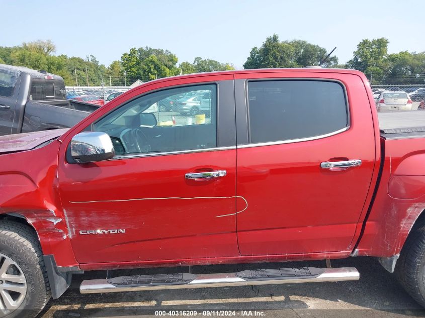 2016 GMC Canyon Slt VIN: 1GTG6DE30G1321936 Lot: 40316209