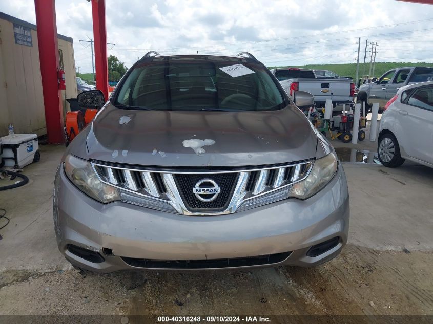 2011 Nissan Murano Le VIN: JN8AZ1MW8BW169427 Lot: 40316248