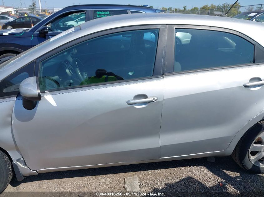 2013 Kia Rio VIN: KNADM5A83D6211684 Lot: 40316256